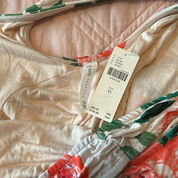 NWT Anthropologie Daily Practice Eureka Floral Dress(size XL) - Picture 6 of 8